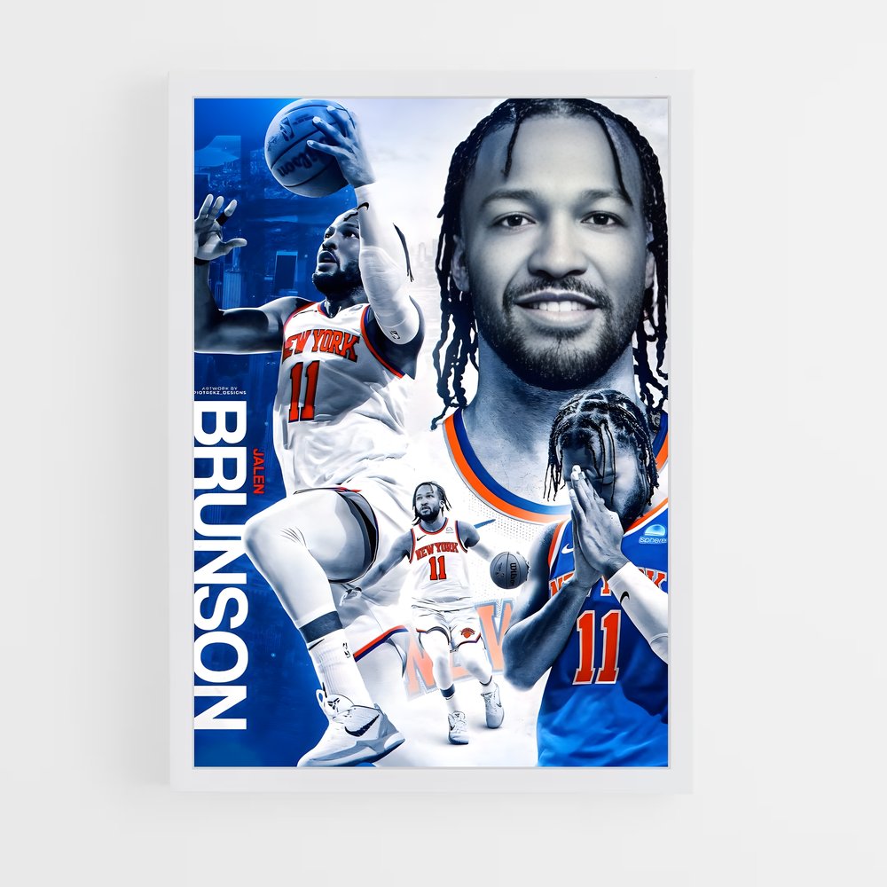 Poster Knicks Nouveau Chic – affiche Basketball (vue 3)